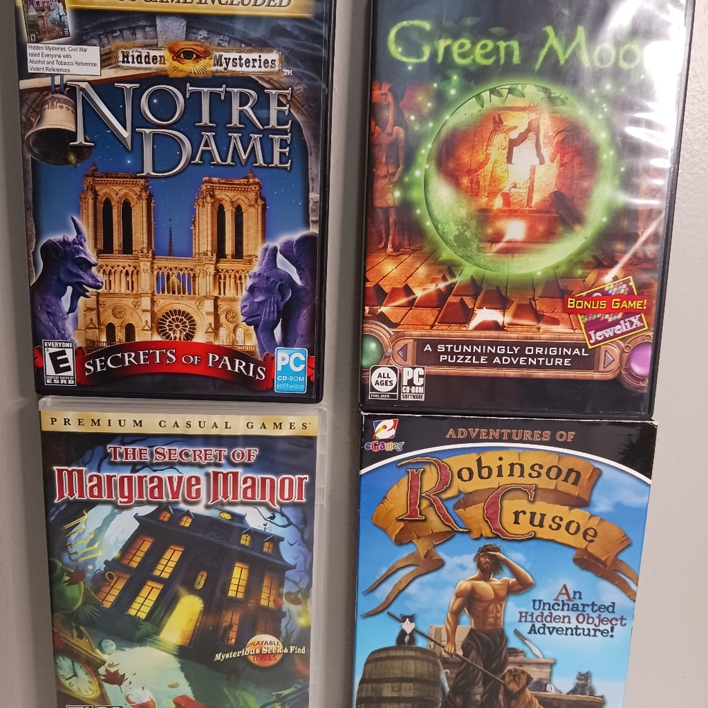 Pc-cd-rom lot of four, rated everyone
